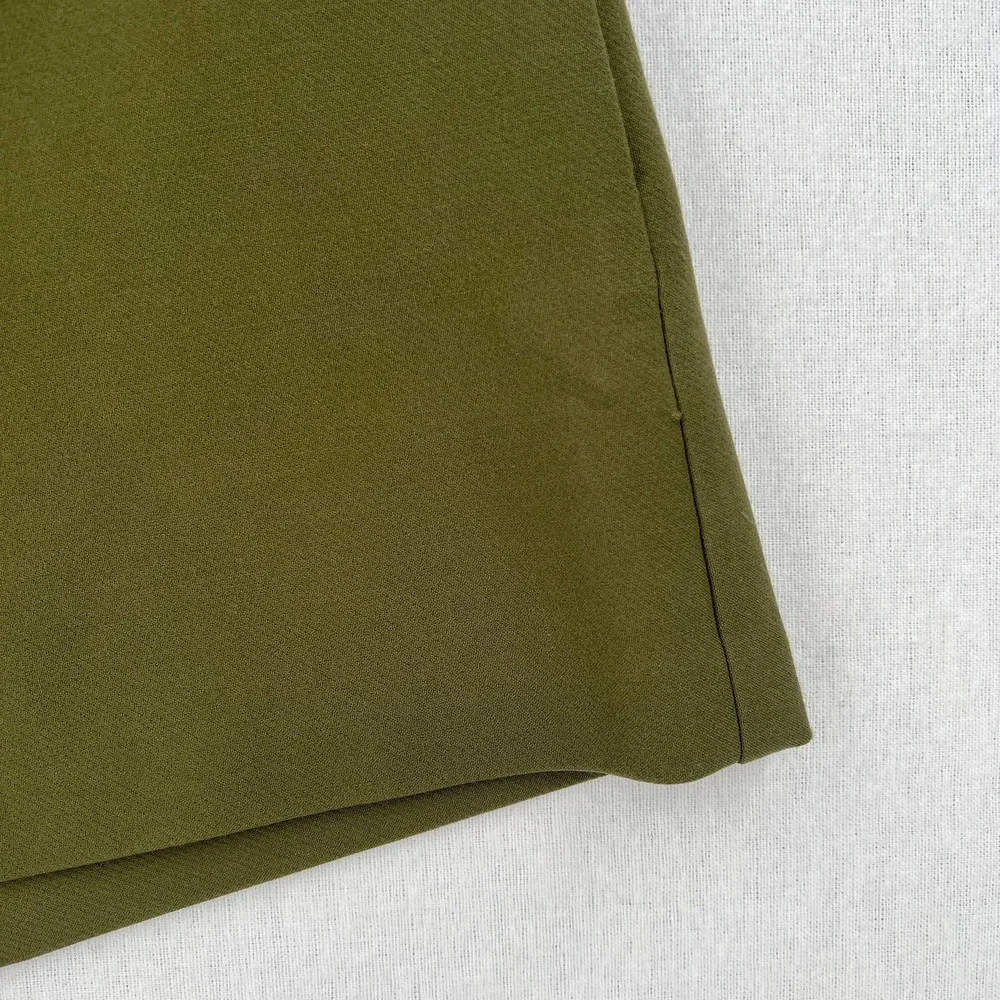 ALICE + OLIVIA Shorts Womens 6 Olive Green Cady High Waist Clean Short NWT - Picture 10 of 16